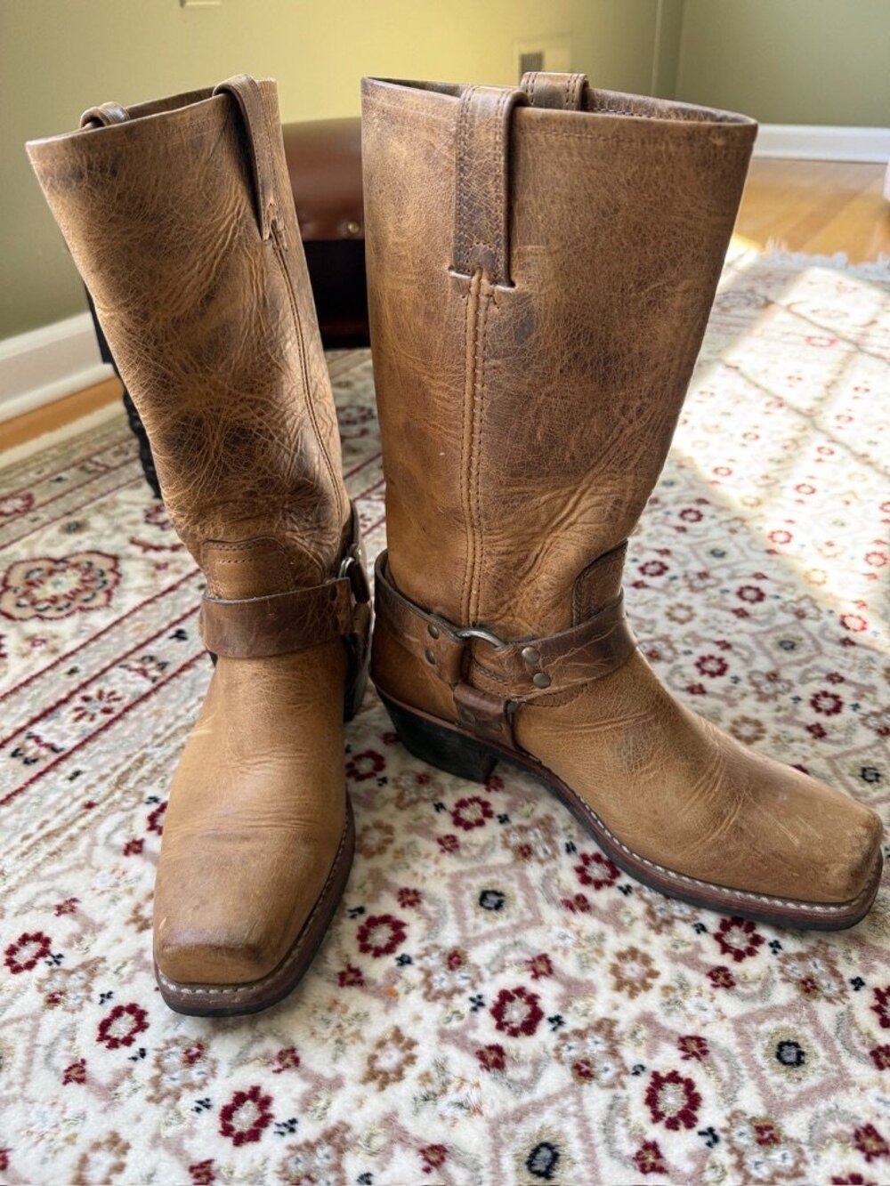 FRYE 12R Harness Boots, size 8.5
